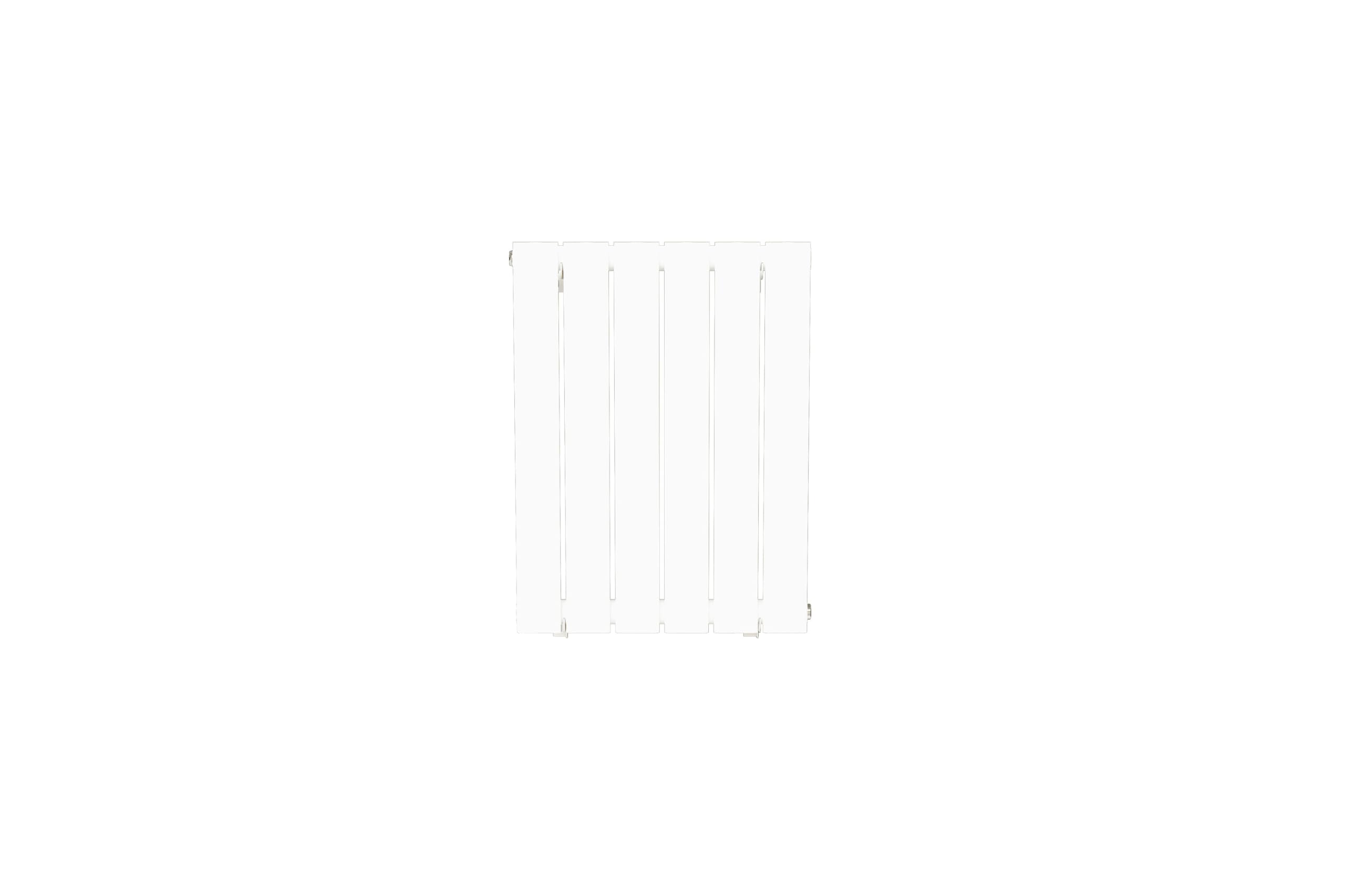 Radiateur blanc mural eau chaude horizontal en acier | 60 x 45 cm 361 Watt pour chauffage central | 4 raccordements standards 15x21 (1/2) série NYTIA by NOYON & THIEBAULT