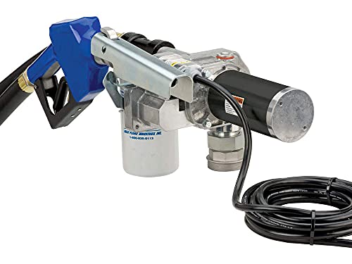 Gpi M-150S Fuel Transfer Pump With Filter Kit, 15 Gpm, 12-Vdc, Automatic Shut-Off Nozzle, 12' Hose, 18' Power Cord (110612-03) #TOP1