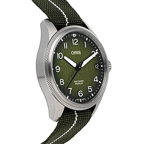 Oris Big Crown ProPilot Automatic Green Dial Watch 01 751 7761 4187-Set (Pre-Owned)4