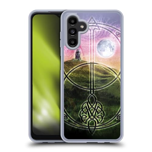 Carcasa Samsung Galaxy A13 5G de gel suave para uso diario con arte celta místico