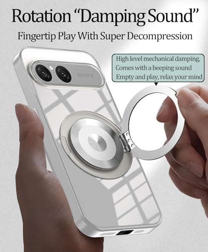 Coque aimantée Sony Xperia 10 VII antichoc et transparente blanche
