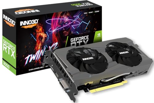 Inno3D GeForce RTX 3050 Twin X2 �^�u���b�g NVIDIA 8GB GDDR6�B