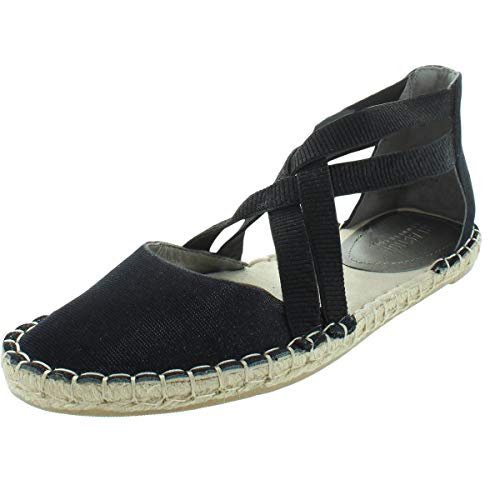 Kenneth Cole REACTION Women's How to Dance Espadrille Flat,Black Fabric,US