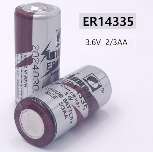 Baterías ER14335 3.6V 1650mAh pack 100 miniatura 2
