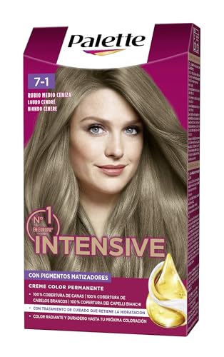 Schwarzkopf Palette Tinte 7.1 Rubio Medio Ceniza