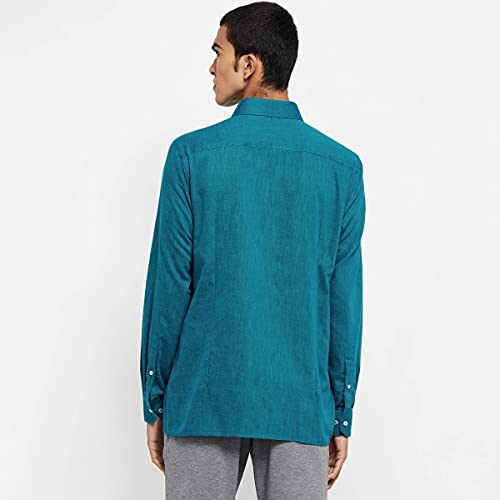 Image of Max Men's Textured Slim Fit Formal Shirt