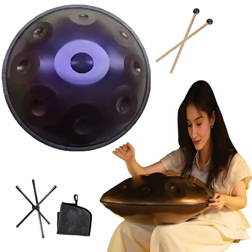 �n���h�p���h���� ��l�p - 9/10/12�� 22�C���` �X�`�[���n���h�p���Ŋy�� �L�����[�o�b�O�t�� �n�[���j�b�N�n���h�h�����y�� �ґz ���K �T�E���h�q�[�����O�p(Dark purple,432HZ/9Note)