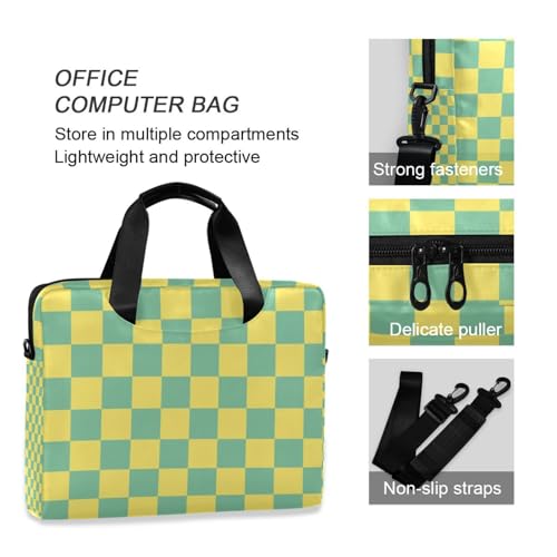 Funda para laptop portátil 15.6 pulgadas amarillo y azul miniatura 6