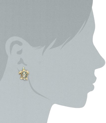 Betsey Johnson Turtle Stud Earrings2