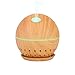 Diffusore in legno di olio essenziale, umidificatore a 7 colori di luce a LED, atomizzatore per diffusore di aromaterapia USB da 130 ml, alleviare la secchezza, rinfrescare l'aria, aumentare il dispos