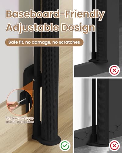BBsecure Anti-Sagging Retractable Baby Gate