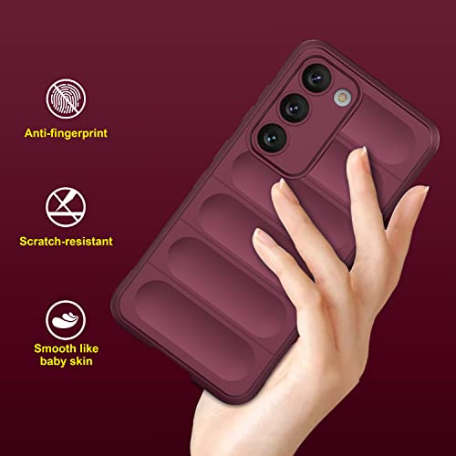 Image of Amazon Brand - Solimo Back Case Cover for Samsung Galaxy S23 5G | Compatible for Samsung Galaxy S23 5G Back Cover | Liquid Silicon Magic Case for Samsung Galaxy S23 5G with Camera Protection | Plum