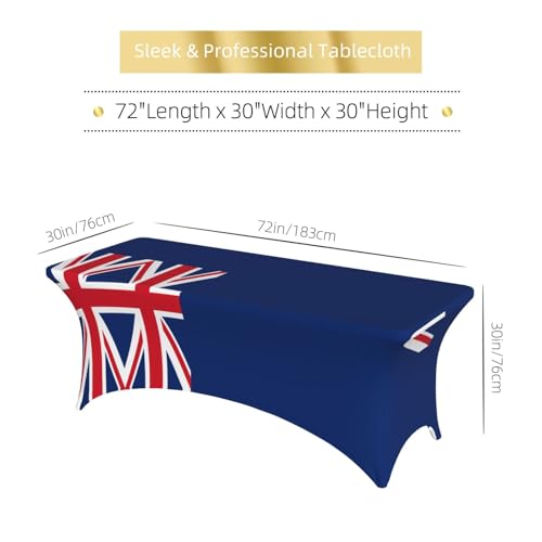 Nappe drapeau îles Turques et Caïques infroissable à quatre coins faciles - 7