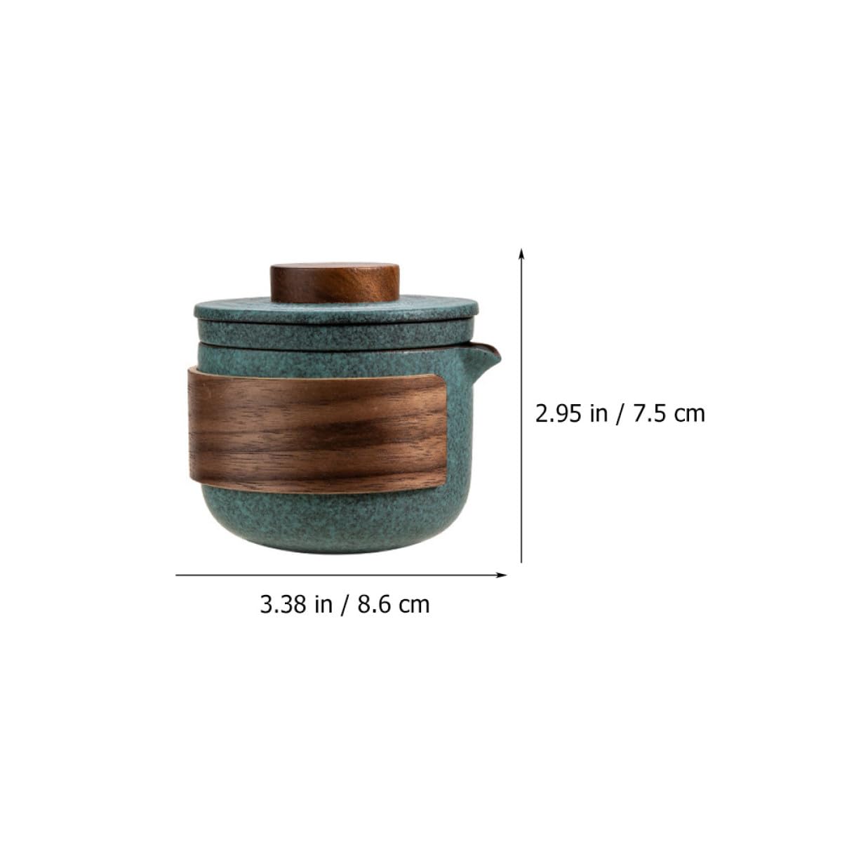 Tragbares Geschenk für Teeliebhaber für Zuhause und Büro sicheres und Elegantes Design Kung Fu Teeset aus Keramik mit Teekanne und 2 Teetassen