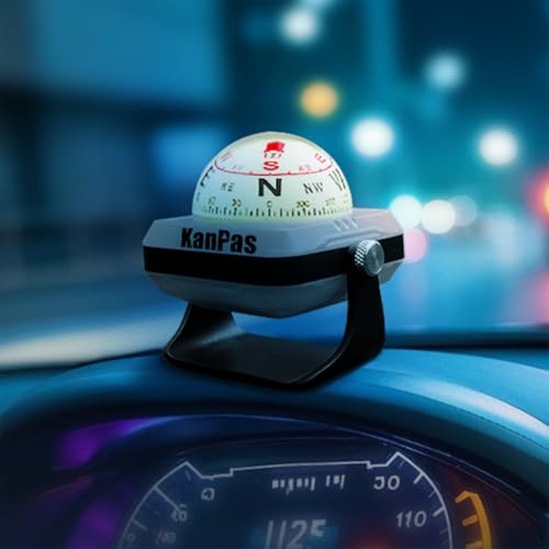 KanPas V-39-L Dashboard Ball Compass