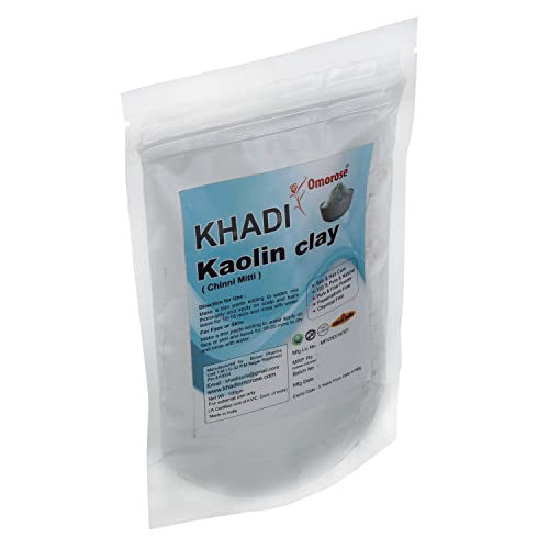 Image of Khadi Omorose Kaolin Clay Powder, For Face, Body & Hairs, 100 Grams