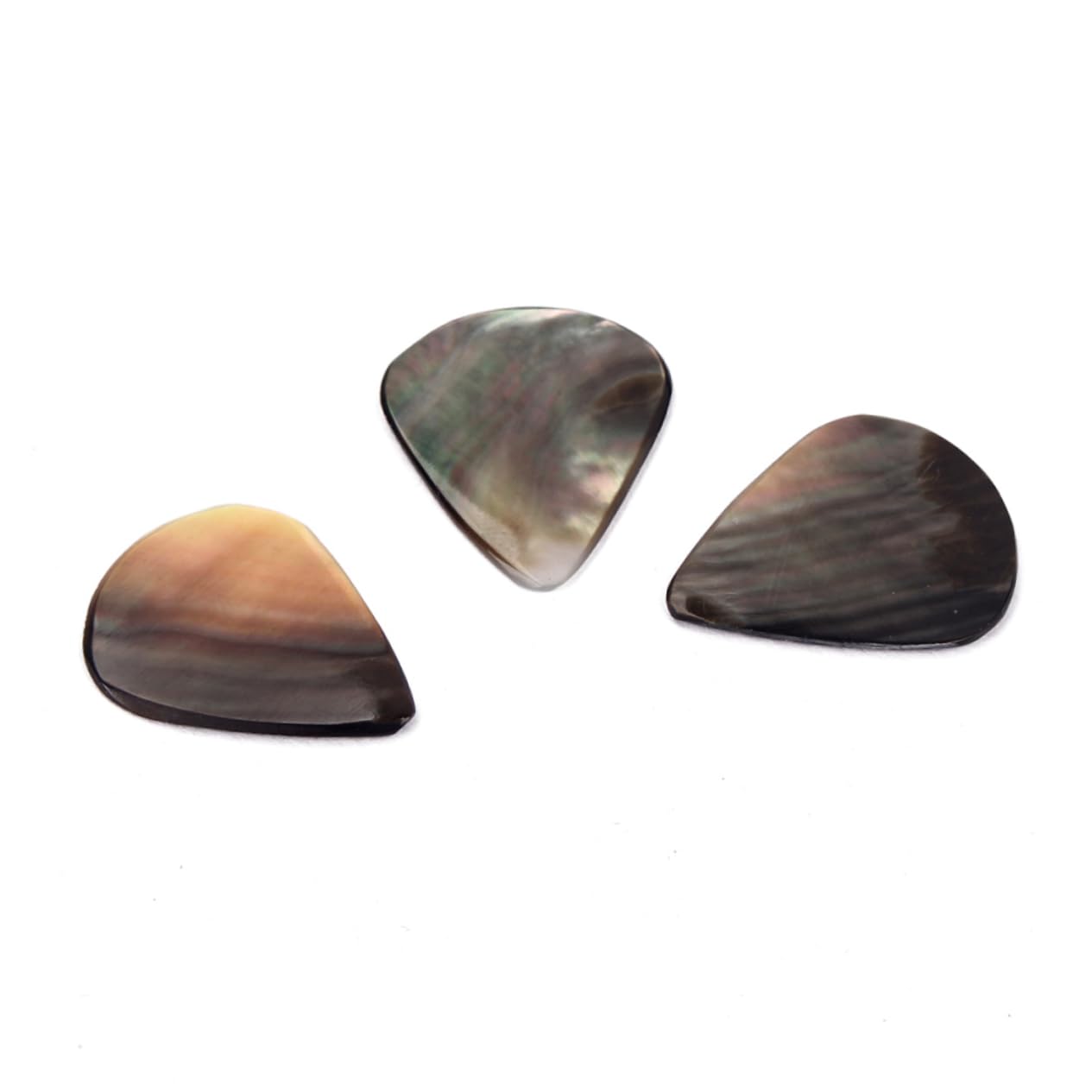 Toyvian 9piezas Púas De Guitarra De Concha Natural Para Guitarra y Ukelele Sonido Auténtico y Estilo Elegante