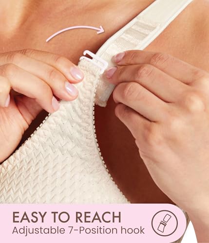 Carole Martin Wirefree Front Closure Bra for Women with Adjustable Straps2