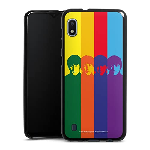 DeinDesign Coque en Silicone Compatible avec Samsung Galaxy A10 Étui Silicone Coque Souple Arc-en-Ciel The Beatles Bande - Les Beatles, Paul McCartney, John Lennon, RIngo Starr, George Harrison DeinDesign Coque en Silicone Compatible avec Samsung Galaxy A10 Étui Silicone Coque Souple Arc-en-Ciel The Beatles Bande