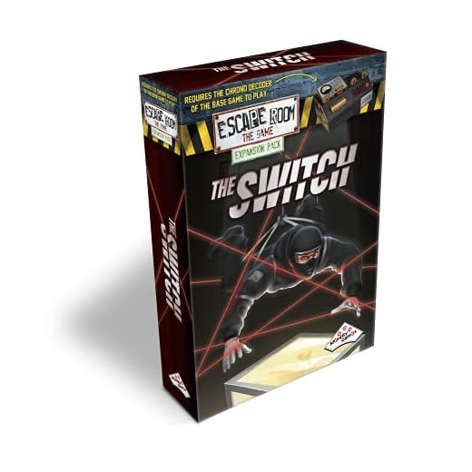 Escape Room The Game Expansion Pack – The Switch (AKA: The Break-in) | Solve The Mystery Board Game for Adults and Teens (English Version)