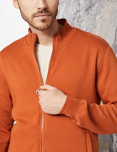 Image of Amazon Brand - Symbol Women's Men's Cotton Blend High Neck Fleece Sweatshirt (Available in Plus Sizes)