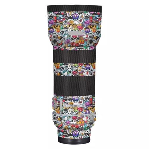 Skin Lens Camera Skin Wrap Vinilo Protector para Lente Sony FE 70-200mm F4 G Graffiti White