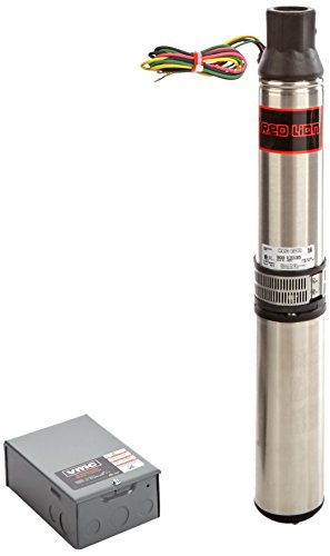 Red Lion RL22G10-3W2V 4-inch Submersible Deep Well Pump with Control