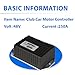 FIXHAWK Club Car 48v Controller for Club Car DS & Precedent IQ Electrical System Golf Cart, Black 48V 250A DC Controller#1510-5201/1510A-5251