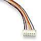 5x Premium 6Pin 5s XH 2.54mm 2.54 Stecker inkl. 30cm 26AWG Elektronik Kabel Farbig + Buchse Lose für Lipo Akku Balancerkabel Pitch RC JST-XH (6Pin)