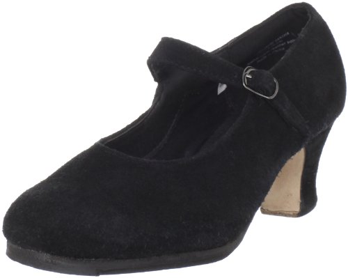 Sansha Women's Sevilla Suede-W, Black, 3 M US