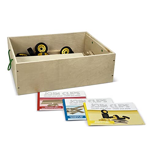 JOIN CLIPS®: 3-in-1-Erweiterungssets – Holz Puppenhaus – Kugelbahn – Räder und Wender – für Basisset – schulset… – Bild 5