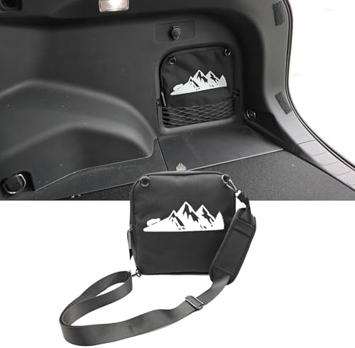 Trunk Upgrade, Trunk Organizer Pocket Multifunction Backpack, Trunk Cubby Storage bag,Cargo side pocket For Toyota Rav4 2025 2024 2023 2022 2021 2020 2019 Black, 1 pc