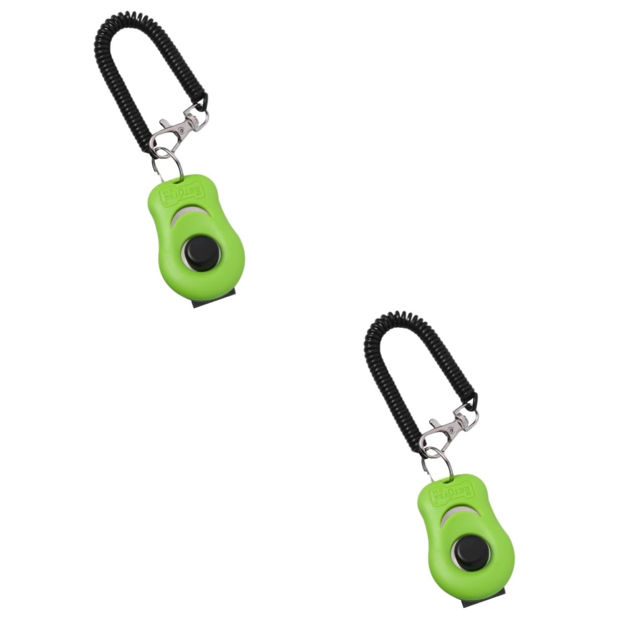 Housoutil 2 Pcs Puppy Training Clicker Dog Whistle Button Clicker Sound Trainer Pet Obedience Tool for Dog Agility Training