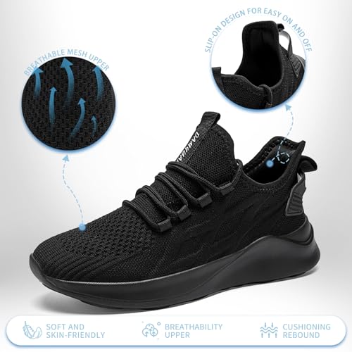 Mens Tennis Gym Shoes Lightweight Breathable Running Workout Shoes Non-Slip Fashion for Walking Work Travel2