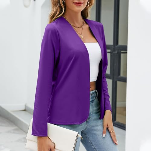 Womens Blazer Lightweight Blazer Jacket Work Office Blazer Dressy Cardigan Blazer Casual Coat Plus Size Blazer Jacket3