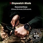 Digital Watch Military Watches for Men Black Tactical Sports Waterproof Men's Women's Wrist Watch with LED Backlight Nylon Band Stopwatch,Green - Image 3