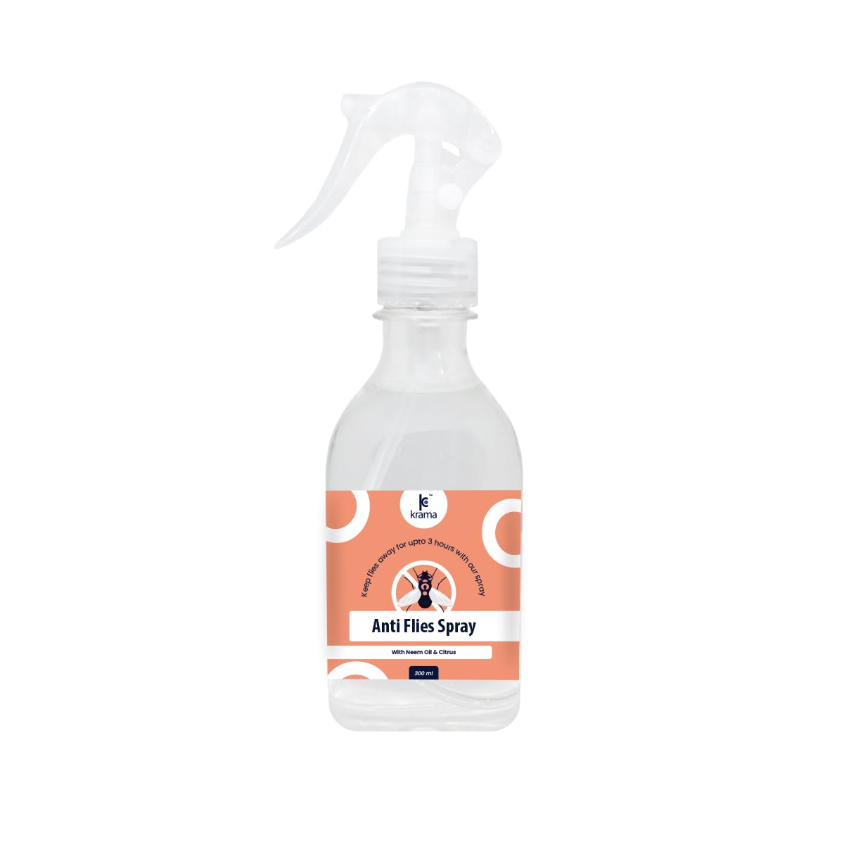 Krama Anti Flies Spary For Home 300ml | 100% Natural, Vegan & Eco-Friendly | Baby-Safe, Skin-Safe & Pet-Friendly Anti Flies Spray Pack (B0D576PWMX) Amazon Price History, Amazon Price Tracker