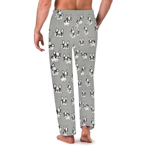 Cute Pattern Men's Pajama Pants Lightweight Lounge Pants Comfy Drawstring Sleep PJ Bottom with Pockets Sweatpants3