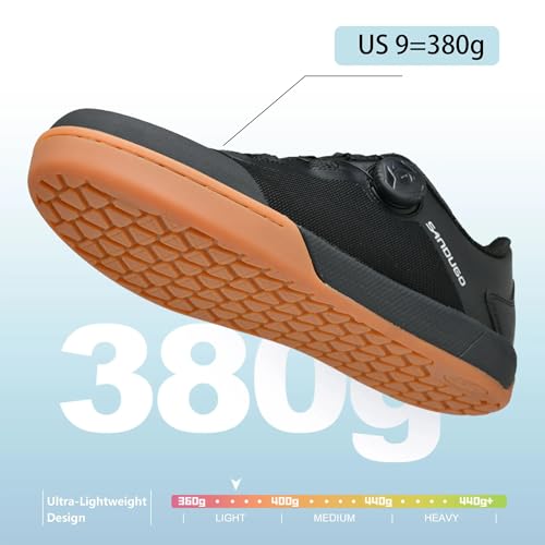 Image of MTB Mountain Bike Shoes for XC /Enduro /DH Cycling, Speed Lace Dial System Stability(Flat Pedal /Clipless Version)