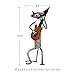 Too-arts A Playing Guitar Cat Metal Sculpture Iron Statue Handwork Handicrafts, 3 Funny Design