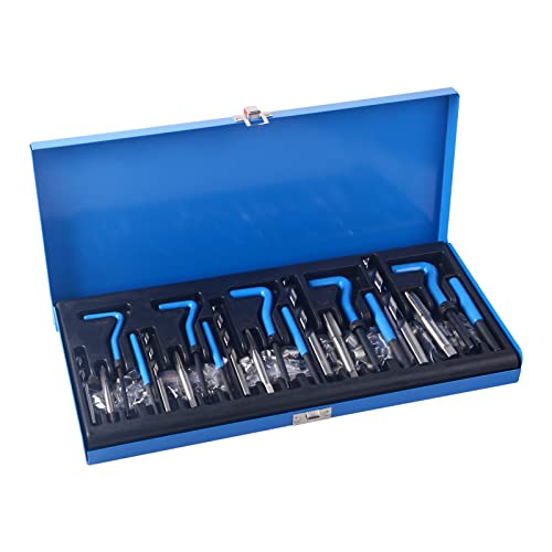 DAYUAN Kit de réparation de Filetage 151 pièces avec Manchons hélicoïdaux métriques M5 M6 M8 M10 M12 en Acier Inoxydable