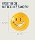 Planet Dog Orbee-Tuff Nooks - Snackspielzeug für Hunde - gelber Smiley