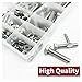 192pcs 304 M6 M8 M10 Stainless Steel Hex Head Screws and Nuts Assortment Kit Fasteners Tools Repair Accessories