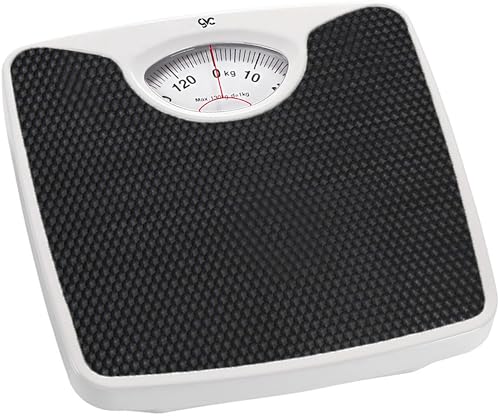 Image of GVC Deluxe Personal Iron Weighing Scale Human Body Weight Machine with 130 kg Capacity - Jet Black