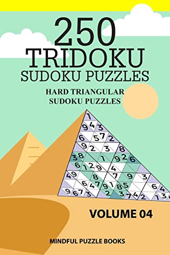 250 Tridoku Sudoku Puzzles: Hard Triangular Sudoku Puzzles (Tridoku Puzzles)