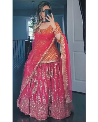 Image of SHAFNUFAB Womens Net Semi Stitched dhoti suit for women Ladies use dhoti suit for women wedding For Emboirdery dhoti suits for women with dupatta And dhotisuits wedding