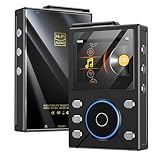 Fohil mp3プレーヤー ハイレゾ対応 HiFiロスレス音質 Bluetooth 5.3 音楽プレーヤー 音楽愛好家向け 80GB大容量(16GB内蔵+64GB TFカード付属) HIFIデジタルオーディオプレーヤー Type-C対応 FMラジオ/録音機能付き 3.5mmイヤホンジャック搭載 ポータブル 通勤/通学/学習用 日本語取扱説明書付き ブラック