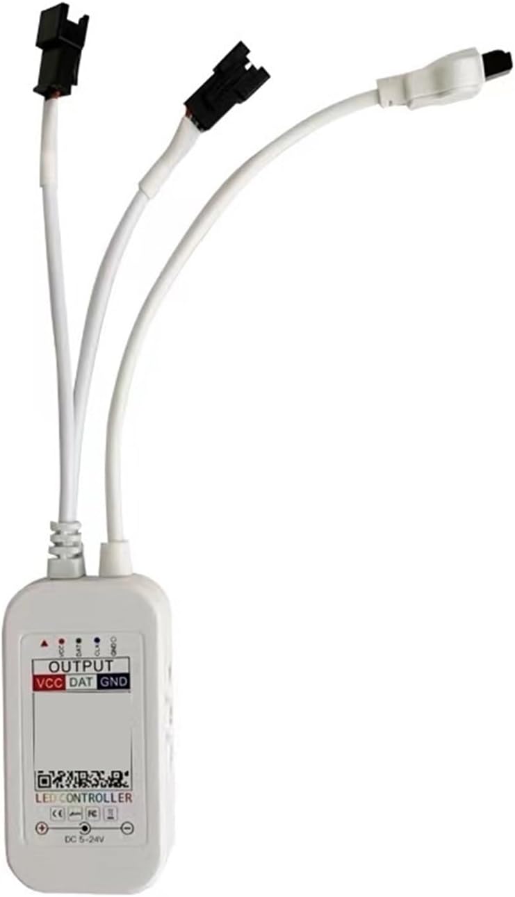 Colorful Music Dual Output Controller Remote Control WS2811 Full Color Light with dimmer LED dimmer