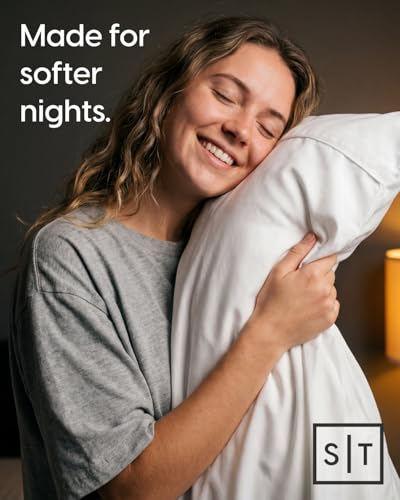 Image of Sleepy Town Split King Size Bed Sheets - 5 Piece - Split King Sheet Set - Extra Soft, Comfy & Cooling - Easy Care - Shrinkage, Wrinkle & Fade Free - Brushed Microfiber - Deep Pocket Sheets (White)
