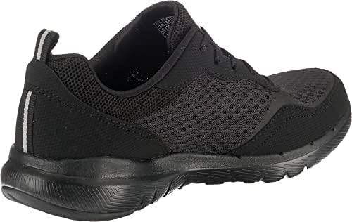 Skechers Women's Flex Appeal 3.0-GO Forward Sneaker, Black/White, 8 M US | Image 4